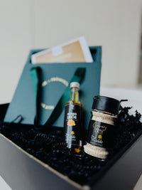 Linde - Geschenbox: Wertgutschein nach Wahl mit Pilz - Ursalz & Honig Likör - Landgasthaus Zur Linde