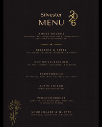 Silvestermenü 31.12.25 - Landgasthaus Zur Linde