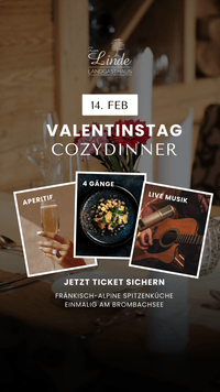 Valentinsmenü 14.02.26 - Landgasthaus Zur Linde