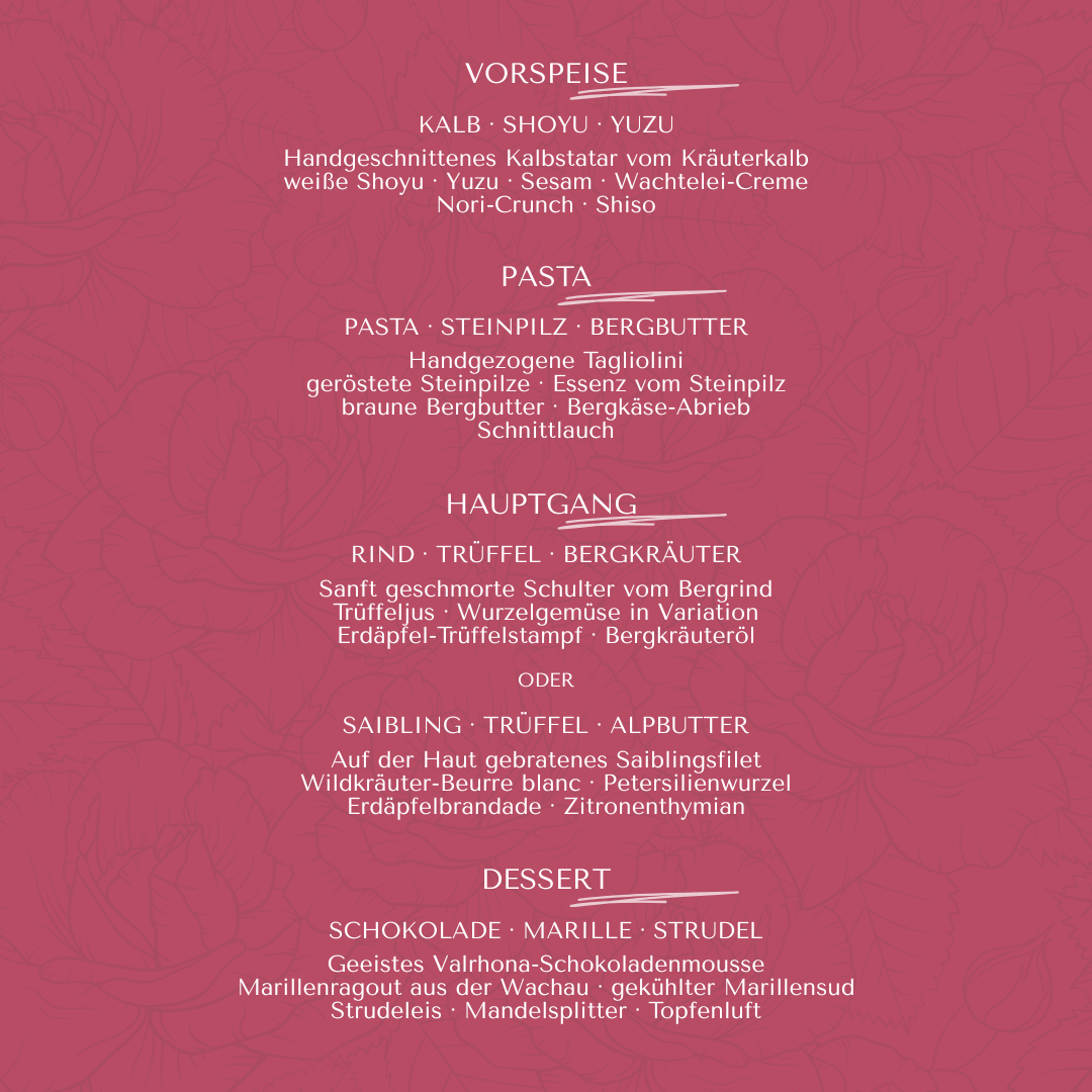 Valentinsmenü 14.02.26